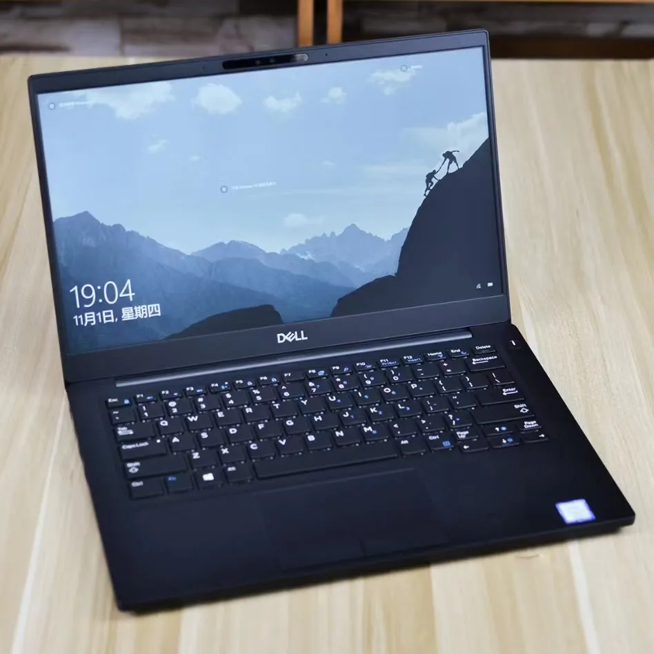 Оптовая продажа, отремонтированные подержанные ноутбуки для DELL Latitude 7390 Core I7 I5 8-го поколения, Ноутбук для бизнеса, б/у