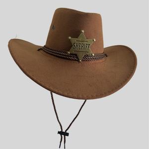 Chapeau de style ethnique 100 % coton, chapeau de festival à six branches pour hommes et femmes, chapeau de couple, chapeau de cowboy occidental, chapeau décontracté pour performance jazz - Product Image 2
