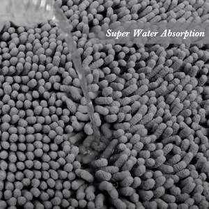 Alfombra de Baño Lavable, Antideslizante, de PVC, Felpa, de Microfibra, Absorbente, de Lujo - Product Image 6