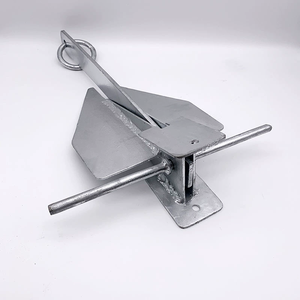 L'immersion chaude Offre Spéciale d'acier au carbone d'accessoires de yacht de bateau a galvanisé l'ancre 2.5KGS Danforth - Product Image 6