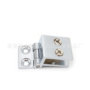 Bisagra para Muebles de Acero Inoxidable F-2026A, Montaje en Superficie con Acabado Espejo, Diseño Moderno - Product Image 1