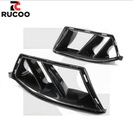 Conduits d'air avant en carbone sec style R44 pour pare-chocs BMW G80 G81 M3 G82 G83 M4, garniture de ventilation d'entrée de pare-chocs, grille de ventilation, couvercle de grille