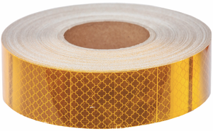 Fluorescente Giallo Rosso Argento Visibilità Nastro Riflettente per il Traffico Segni - Product Image 6