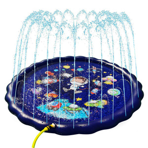 Tapis d'arrosage gonflable 170 cm pour jeux aquatiques extérieurs, pour enfants, pour s'amuser dans la piscine - Product Image 1