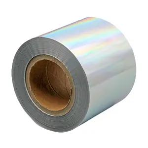 PVC auto-adesivo auto-adesivo etiqueta material 3d holográfico laser etiqueta filme rolo de papel vinil adesivo