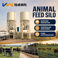 Système de stockage en vrac en acier au carbone robuste avec décharge à fond conique pour les projets de manutention de matériaux de construction, silo à sable sec