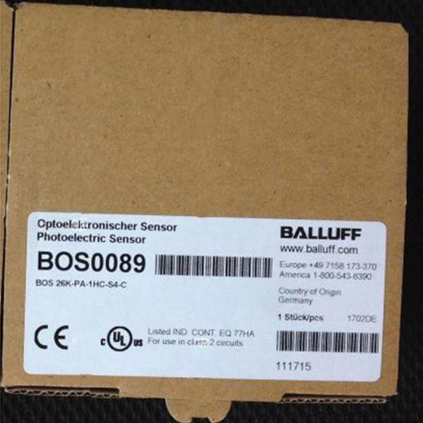 Plc One New Bos 26k-pa-1hc-s4-wbrc Bos0089 Photoelectric Switch for Warranty Product