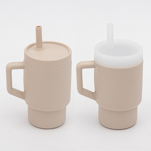 ชุดโต๊ะอาหารเด็กปลอดสาร BPA พร้อมจานแบ่งส่วนสแตนเลส 304 แก้วพร้อมหลอดดูด สีเบจ สำหรับเด็กอายุ 3-10 ปี จานสำหรับทานอาหารทุกวัย - Product Image 1