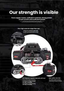 Derek listrik kendaraan Off-road 12V 13500Lbs kerekan listrik terpasang di mobil rumah tangga - Product Image 2