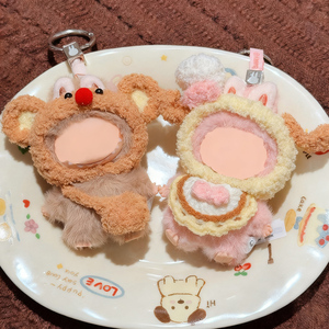 Handmade Cute Decorative Clothes Display Doll for Labubu 4.0 Cartoon Toy <strong>Style</strong> Hat with Secret <strong>Code</strong> in the Heart - Product Image 3