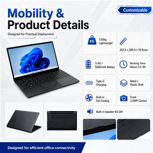I7 <b>Laptop</b> <b>with</b> 1920*1080 IPS Type C <b>Touch</b> <b>Screen</b> & <b>Pen</b> Personal & Home Use - Product Image 5