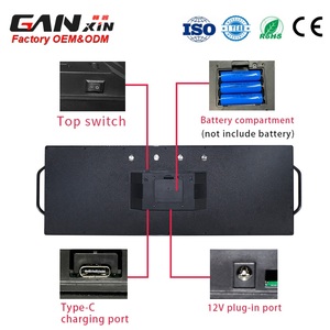 GANXIN 8-In LED fútbol portátil electrónico cambio de jugador tablero de visualización 1 lado árbitro sustitución tableros equipo - Product Image 5