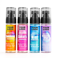 Ensemble de brumes corporelles en gros, parfum, ingrédients naturels, anti-transpirant, déodorant, compact, portable, sensation de fraîcheur sur la peau, brume corporelle sèche