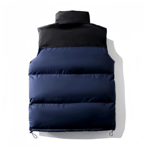 Logo Designer <strong>Men's</strong> Winter Vest <strong>Lightweight</strong> Puffer Body Warmer Hooded Patchwork <strong>Gilet</strong> Custom Down Vest <strong>for</strong> <strong>Men</strong> - Product Image 6