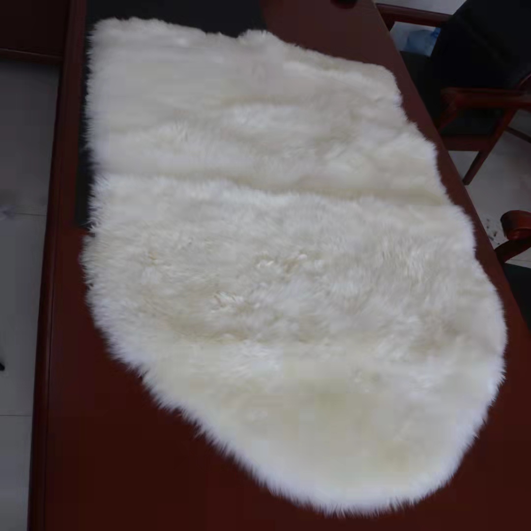Новый мягкий и удобный шерстяной кожаный коврик, коврик для пола