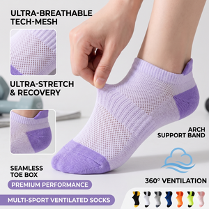 Calcetines Deportivos Unisex al Por Mayor, Calcetines Finos para Ciclismo, Senderismo, Gimnasio, Fitness, Calcetines <span class=keywords><strong>de</strong></span> Tobillo Suaves que Absorben la Humedad - Product Image 3