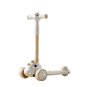 Scooter de plástico plegable para niños con música Twister Cochecito de bebé Scooter - Product Image 1