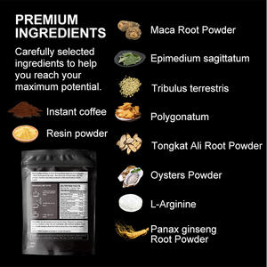 X-điện người đàn ông điện cà phê cho quan hệ tình dục thời gian dài Hữu Cơ Maca năng lượng màu đen ngay lập tức Maca cà phê cho nam giới - Product Image 2