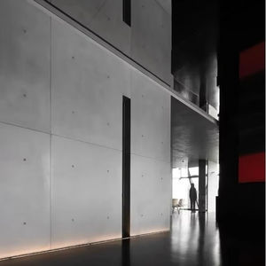 Tablero prefabricado de pared Interior de agujero de gusano de hormigón industrial Fair Faced para uso en hoteles con garantía de 3 años - Product Image 1