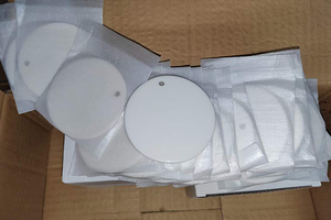 <strong>Wholesale</strong> 3 Inch Round Circle Custom Sublimation <strong>Ceramic</strong> Christmas Ball &amp; Tree <strong>Ornaments</strong> Flat Christmas <strong>Ornament</strong> <strong>Blank</strong> - Product Image 4