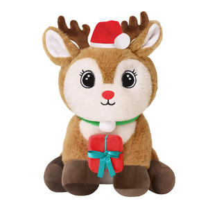 Peluches lumineuses à DEL pour animaux-Peluches douces avec ventre lumineux, peluches pour chien éléphant koala lapin, veilleuse pour enfants - Product Image 3