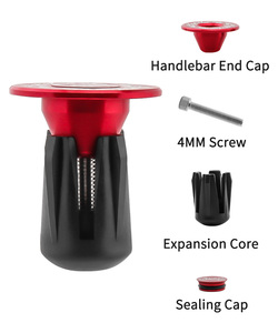 MUQZI Đầu Bịt Ghi Đông Xe Đạp Đầu Bịt Ghi Đông Xe Đạp 21.7Mm Cho Xe Đạp Leo Núi Đường Trường - Product Image 2