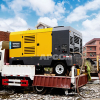V900 Compresseur d'air mobile Atlas Copco 25bar 360psi V 900 800cfm 900cfm Atlascopco V 900 25 Bar 800 900 CFM ORIGINE ATLAS COPCO