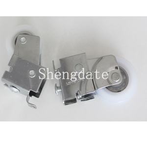 Alüminyum pencereler kapı tekerlek plastik kaplı rulman PVC sürgülü pencere silindiri naylon sürgülü kapı kasnak - Product Image 5