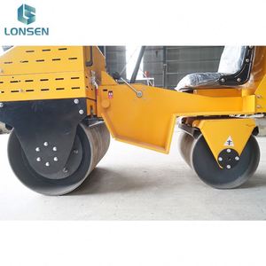 0.8 Ton <b>Mini</b> Ride Type Double Steel Drum Road Roller Machine - Product Image 5