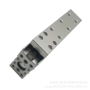 Cylindre de glissement de précision Hlh10X40S à rail latéral, pièces pneumatiques métalliques pour équipement d'automatisation - Product Image 4