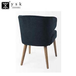 Hotel estilo francés <span class=keywords><strong>restaurante</strong></span> de madera silla tapizada de cuero negro sillas de comedor - Product Image 6