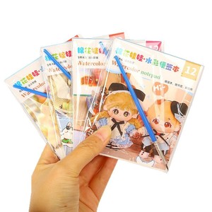 Bloc-notes adhésifs en coton pour aquarelle, 12 feuilles avec peintures pour enfants, jouet éducatif pour dessiner et colorier - Product Image 2