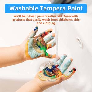 Pintura Tempera Lavable de Alta Calidad en 12 Colores para Niños - Product Image 5