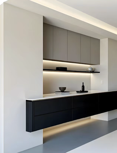 Armoire de salle à manger solide minimaliste Caractéristique de refroidissement Casiers à vin en aluminium en acier inoxydable pour l'utilisation de restaurant à domicile Panneau en fer fabriqué - Product Image 4