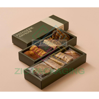 Emballage de boîte à pâtisserie de boulangerie écologique Crêpe Crêpes Gâteau Pâtisserie Brownie Boîtes d'emballage de biscuits avec inserts Séparateurs