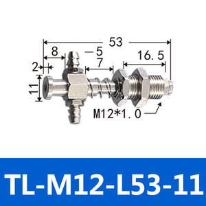 Support de ventouse à aspiration latérale standard Tianxing M12, tête large, cylindre en acier, bras robotique articulé, robots - Product Image 6