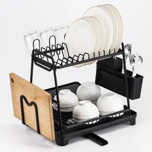 Алюминиевый поднос BX, сушилка для кухни с держателем для чашки, подставка для ножа и вилки, подставка для разделочной доски