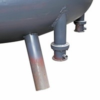 Réacteur chimique pour machine de scellement de pneus avec agitateur, réacteur de plastification