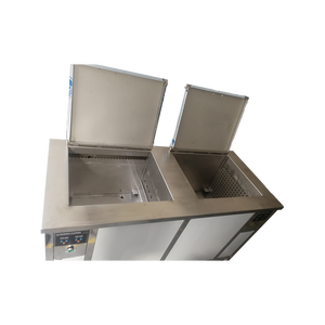 <span class=keywords><strong>Bain</strong></span> à ultrasons <span class=keywords><strong>industriel</strong></span> à deux réservoirs 28/40 KHZ nettoyeur à ultrasons double amélioré avec minuterie de chauffage balayage de dégazage par impulsions - Product Image 1