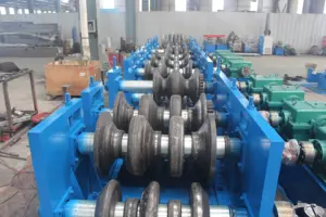 Manufacture High Quality Automatic 3 Wave High-Speed Road Guardrail Cold Roll Forming Machine
