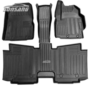 SONSANG 3D TPE Car Mats For TOYOTA SIENTA NCP170 2023 RHD Carpet Car Mat All Weather Floor Mat