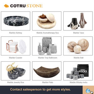 Художественная элегантность: изысканные мраморные тарелки для отличительного декора - Product Image 5