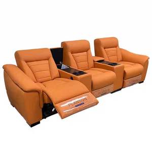 JINS Cinéma Canapé Chaise Multi Personne Regarder Film Ascenseur Électrique avec Tasse Accoudoirs Boîte De Rangement Canapé Chaise Simple Pratique - Product Image 3