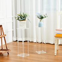 Support de fleur en cristal lustre pièce maîtresse de table élégante pour MH-Z0231 d'arche de mariage
