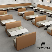 Canapé de bar sur mesure, restaurant, café, snack-bar, salon de thé, restaurant de hot pot, ensembles de tables et de chaises