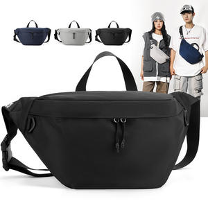 WePower Chest <b>Bag</b> Large Capacity Nylon Waterproof <b>Crossbody</b> <b>Bag</b> For Men Women Everyday Use Solid Color Fall 2023 - Product Image 1