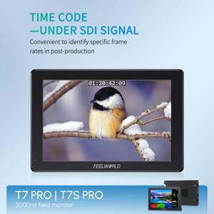 FEELWORLD T7S PRO <span class=keywords><strong>7</strong></span> "2000NIT Ultra Bright <span class=keywords><strong>Camera</strong></span> Field Monitor HDMI 3G-SDI 60Hz Portable DSLR Monitor OEM Wholesale - Product Image 2