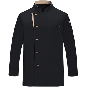 Vêtements de cuisine pour hommes, uniforme de <span class=keywords><strong>cuisinier</strong></span> élastique, vêtements <span class=keywords><strong>d</strong></span>'été respirants, vente directe <span class=keywords><strong>d</strong></span>'usine FUYI - Product Image 1