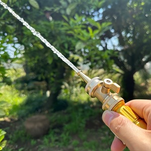 Brass Garden Water Connector 3/4 Inch Threaded Tap Connector With <b>Switch</b> For Irrigation Hose <b>Adapter</b> - Product Image 3