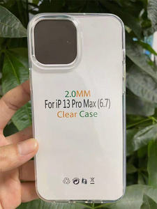 Venta al por mayor de la caja del teléfono Delgado Claro TPU Fundas para teléfonos móviles para Iphone 13 Pro <span class=keywords><strong>Max</strong></span> 14 15 Plus 16 17 Aire TPU - Product Image 2